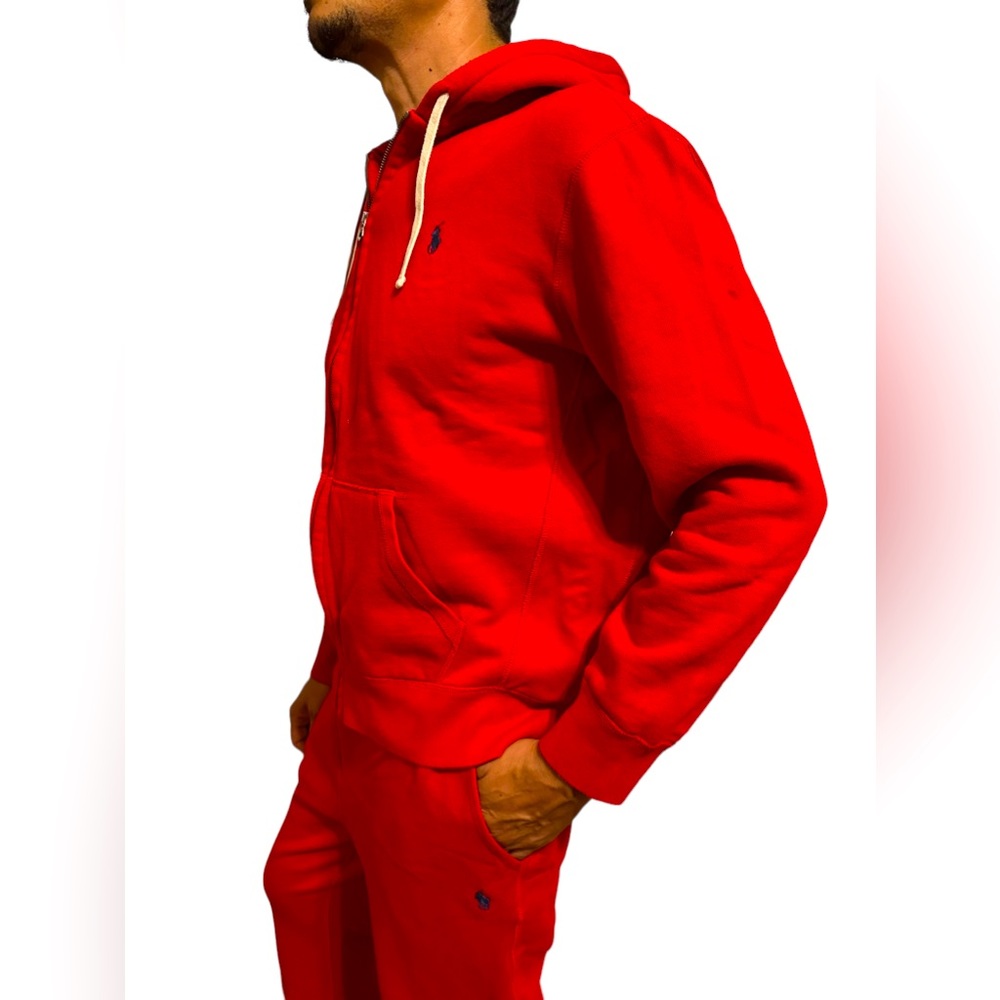 Men’s Ralph Lauren red sweatsuit